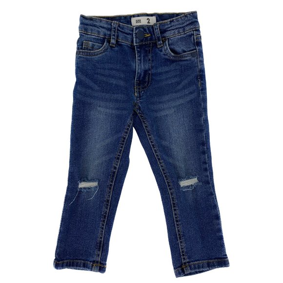 COTTON:ON KIDS Girls Toddler Distressed Denim Jeans Size 2 - Two Pair of Jeans - Picture 8 of 16